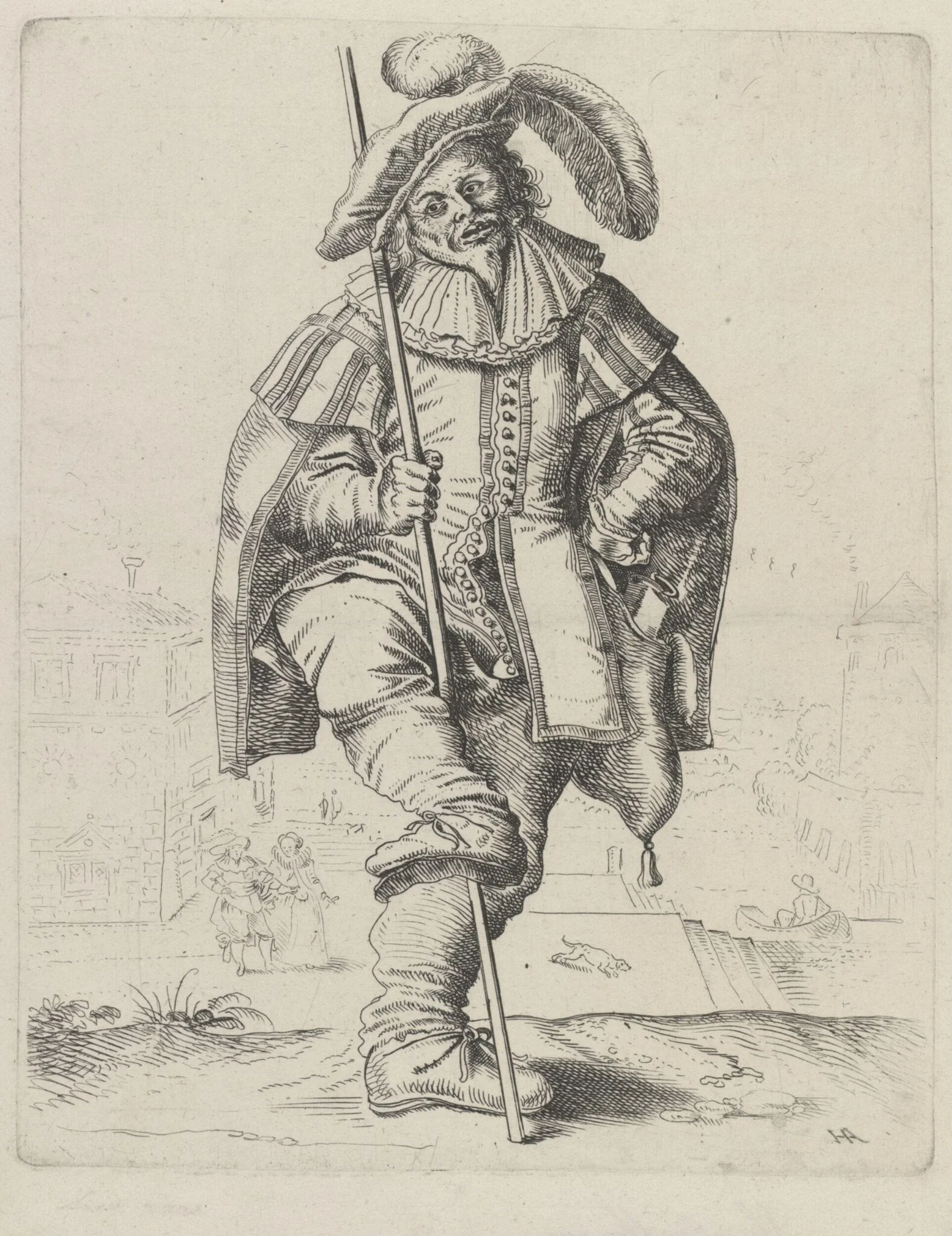 H Beard Print Collection, detail