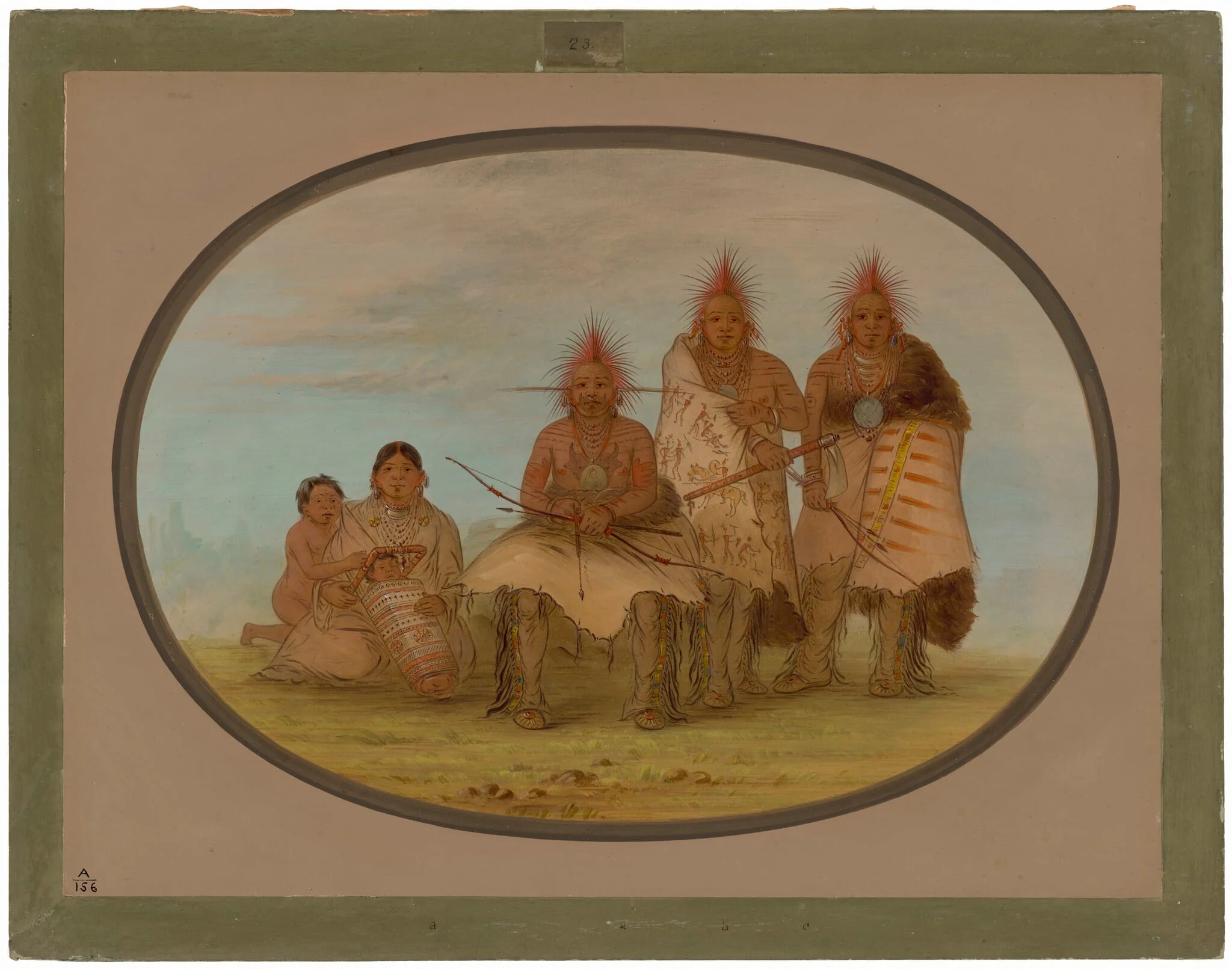 Pawnee Indians, detail