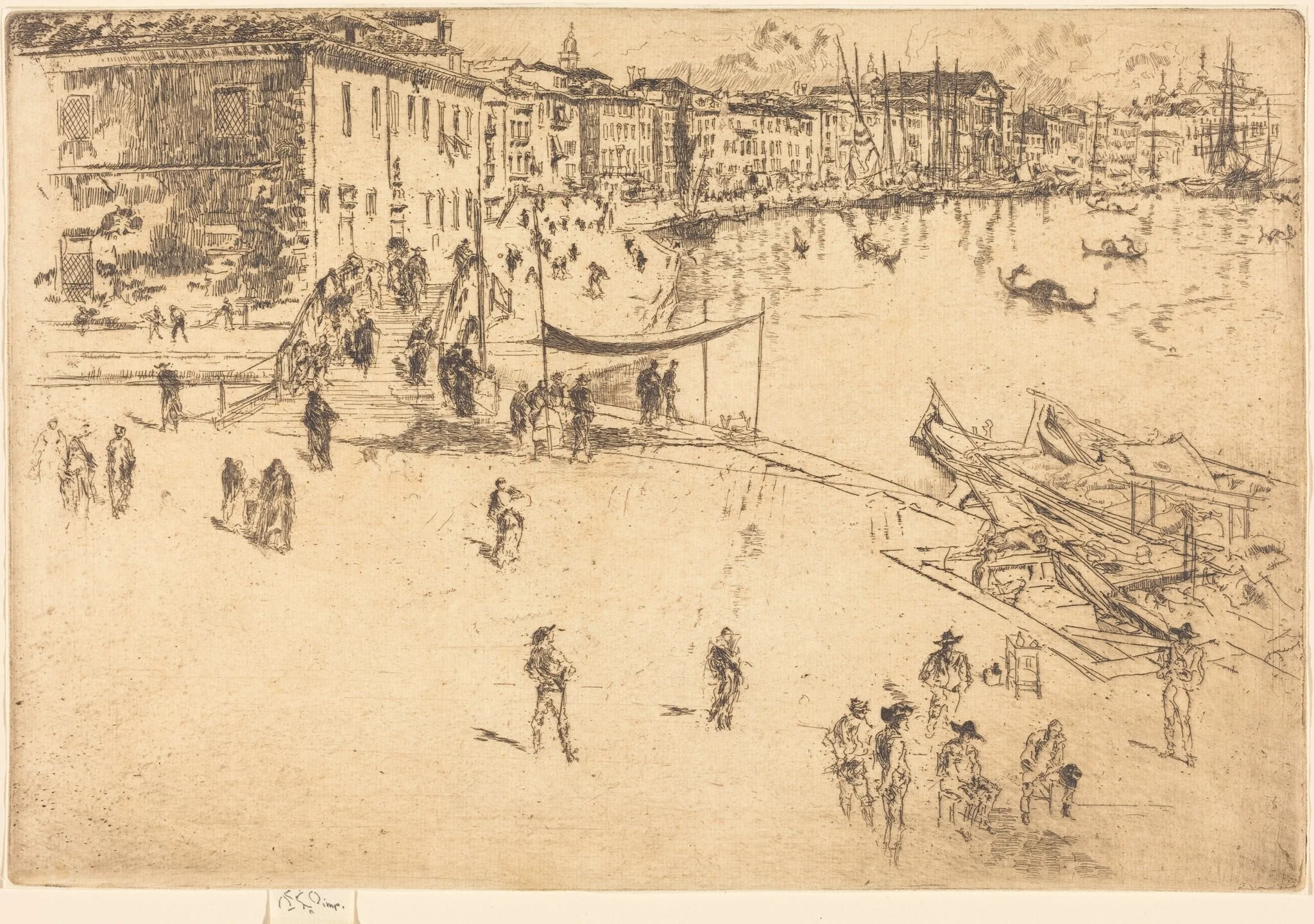 The Riva, No.II, detail