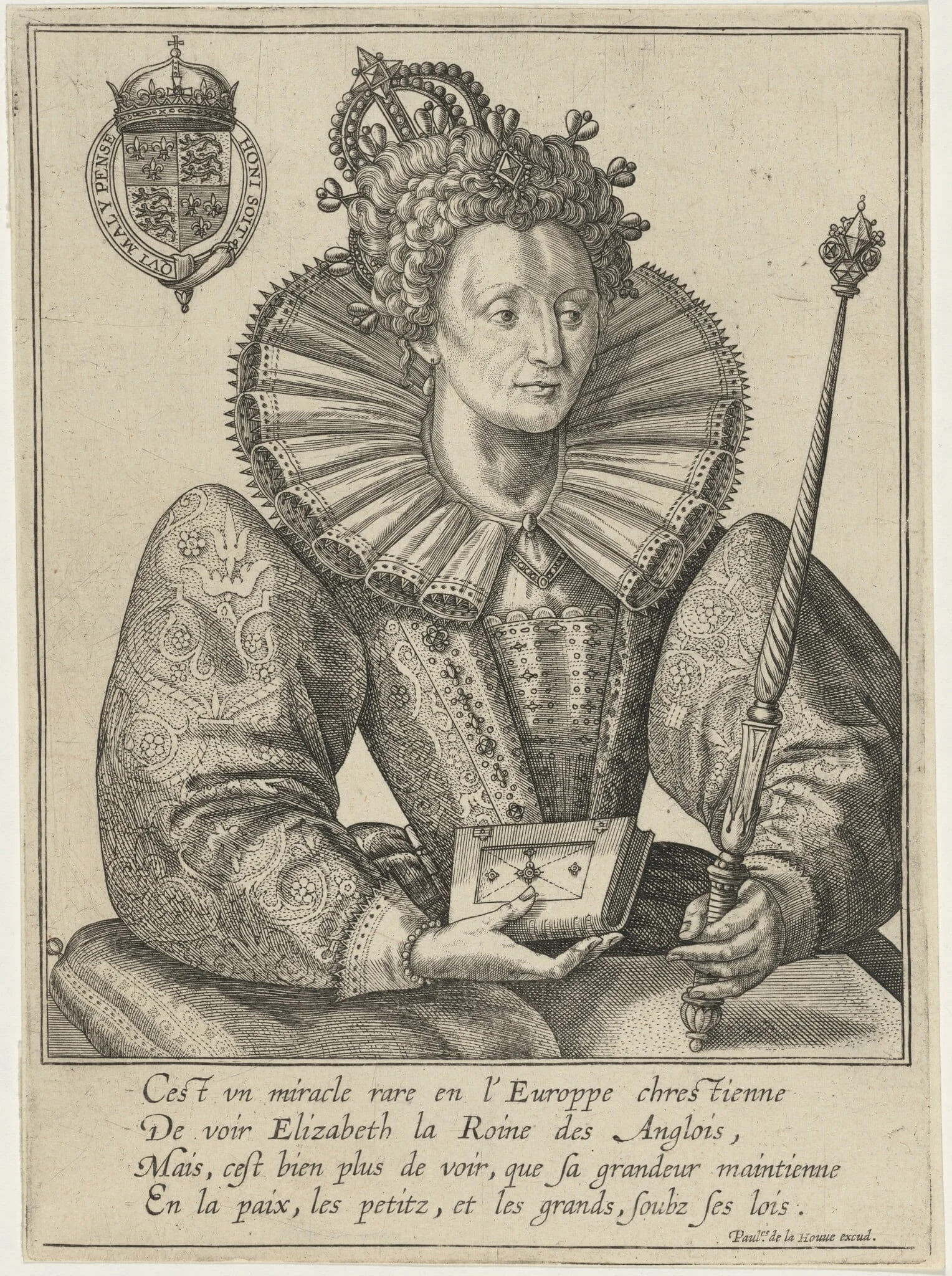 Queen Elizabeth, detail