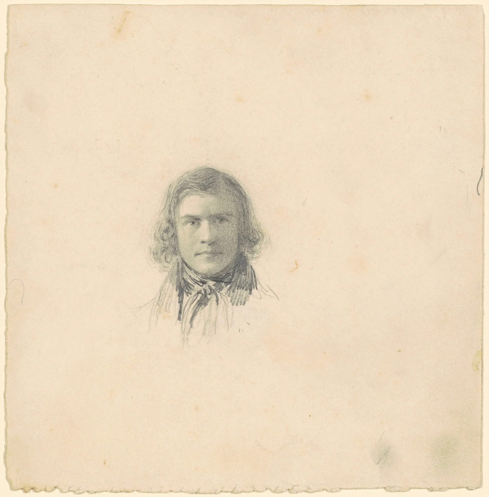 Self-Portrait [recto], detail
