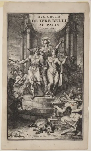 Law of War and Peace, by Romeyn de Hooghe, ink, 1670