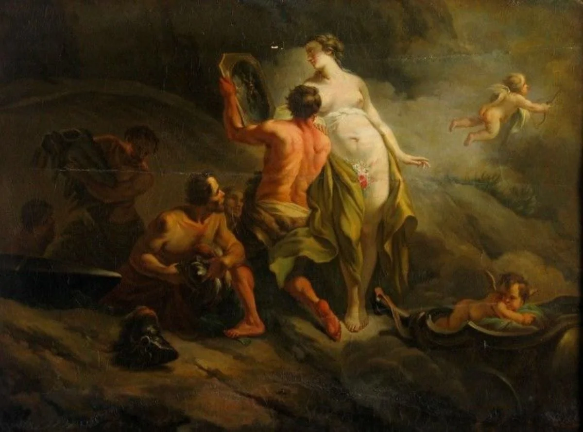 Venus și Vulcan. Pandant: Răpirea Europei, detail