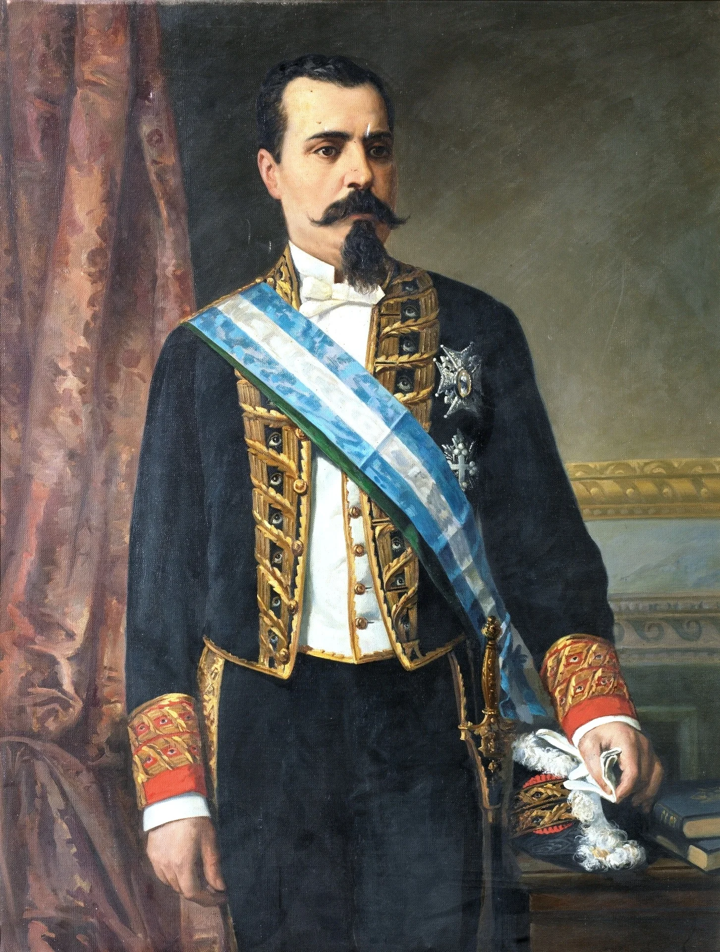 Cristóbal Martín de Herrera ministro de Ultramar, detail
