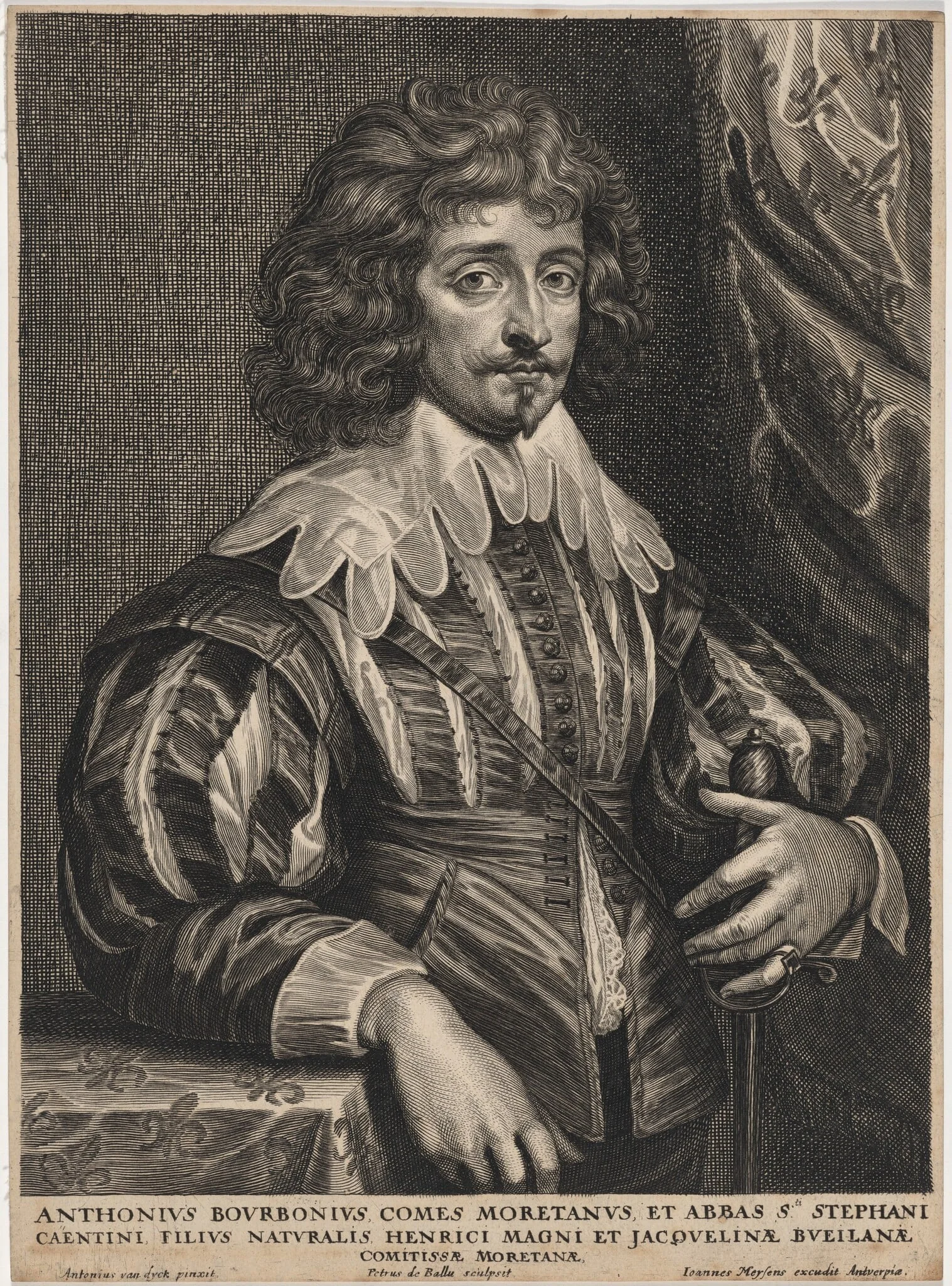 Anthony Bourbon, Count Mouretan, detail
