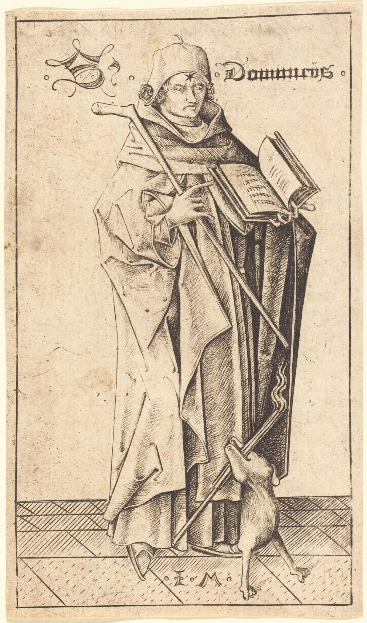 Saint Dominic, detail