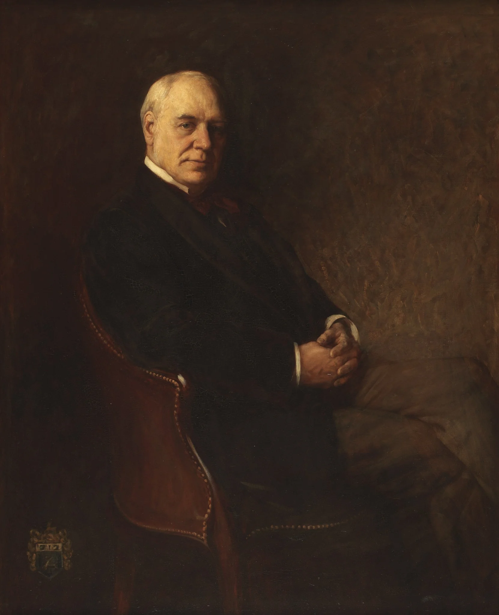 Portrait of Sir John Williams, detail