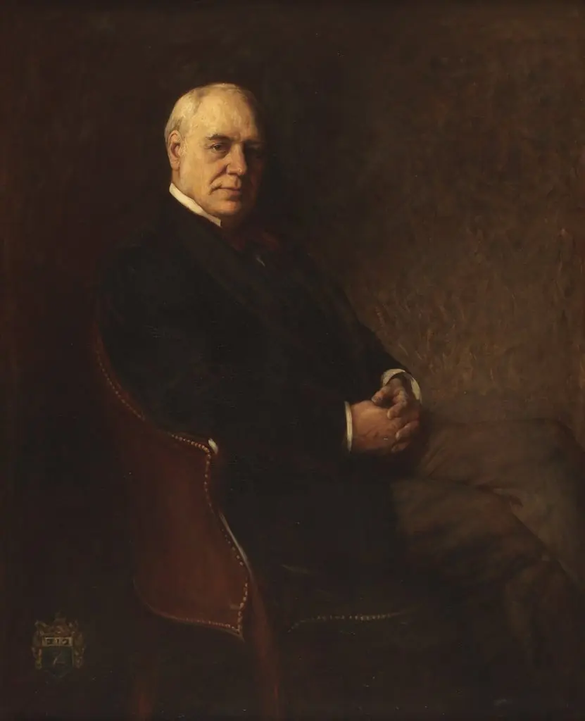 Portrait of Sir John Williams, by Christopher Williams, oil, 1900