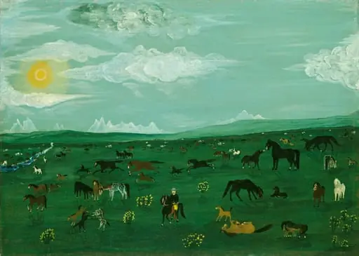 Spring on the Range, oil, 1887
