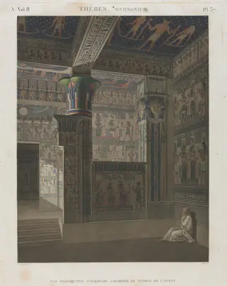 Description of Egypt: Thebes. Memnonium, Vol. II, Pl. 37, by Louis-Jean Allais, 1821
