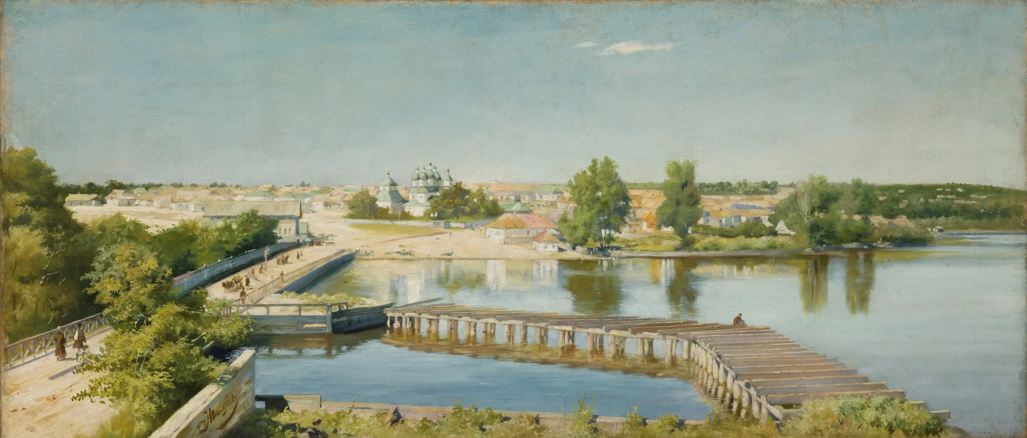 Country of a Ukrainian Country Town, detail