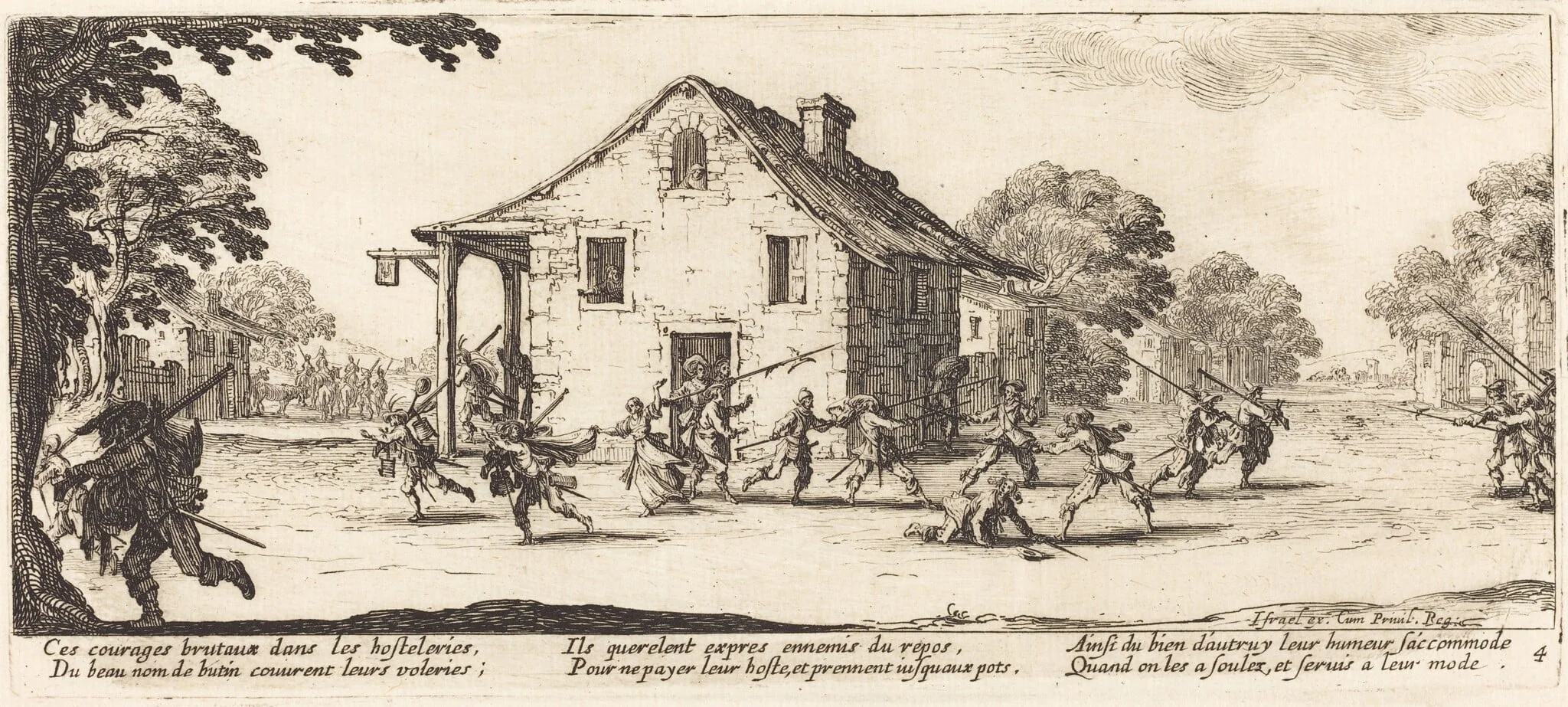 Scene of Pillage, detail
