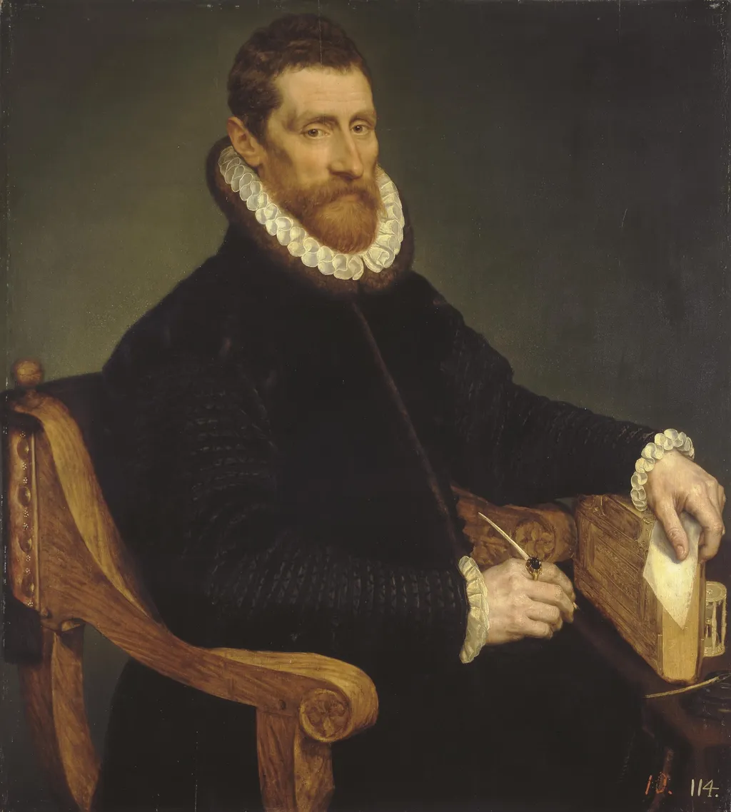 Portrait of a Man, by Frans Pourbus the Elder, oil, 1575