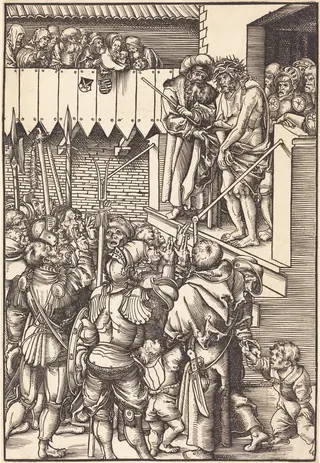 Ecce Homo, by Lucas Cranach the Elder, ink, 1509