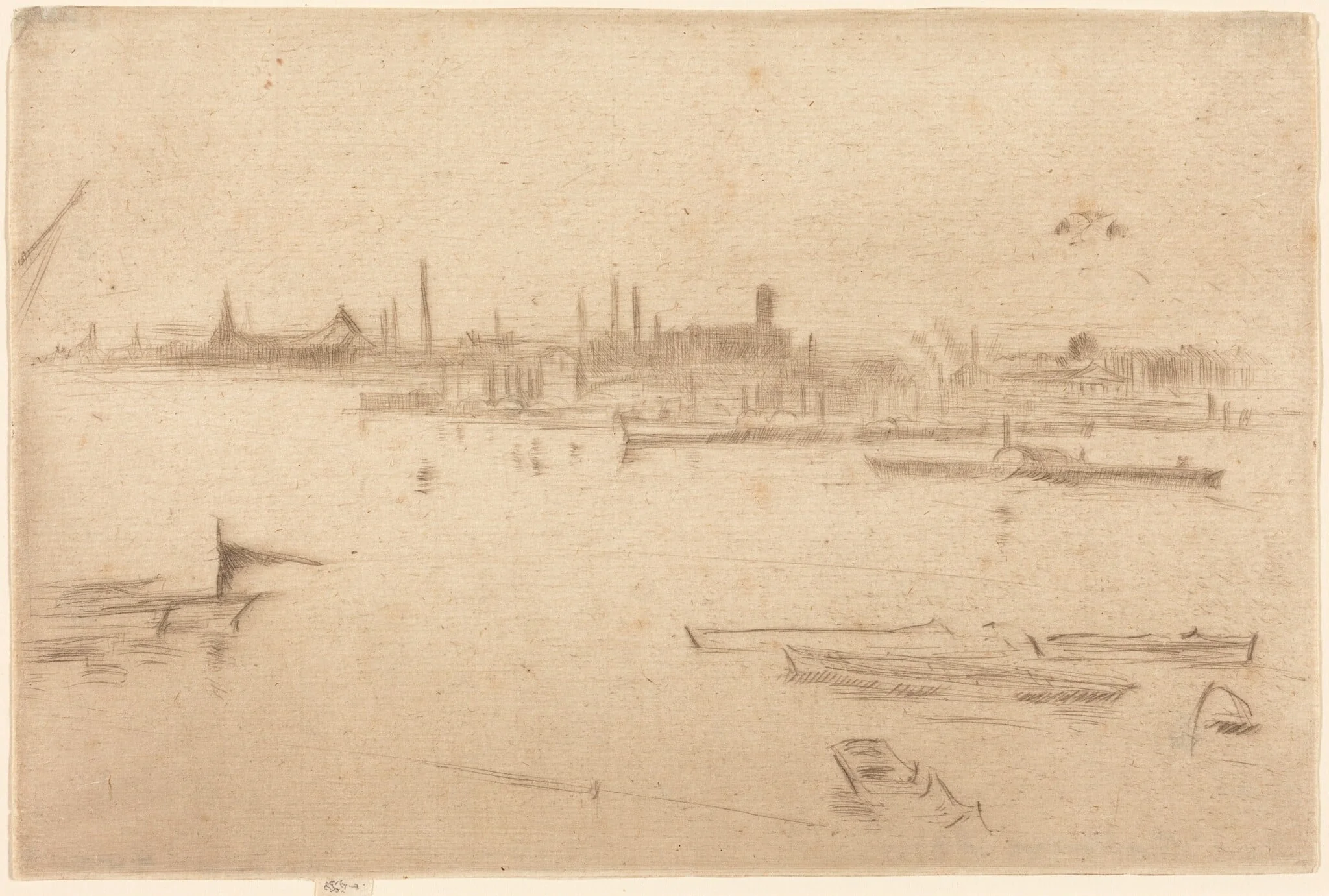 Battersea: Dawn, detail