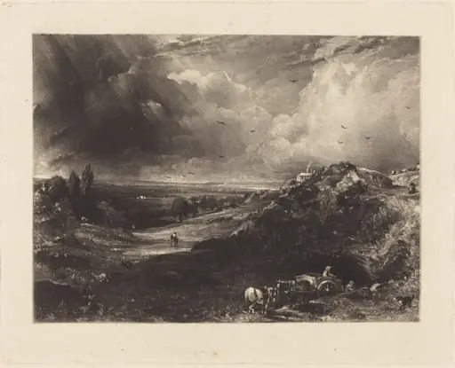 A Heath, by David Lucas, ink, 1830
