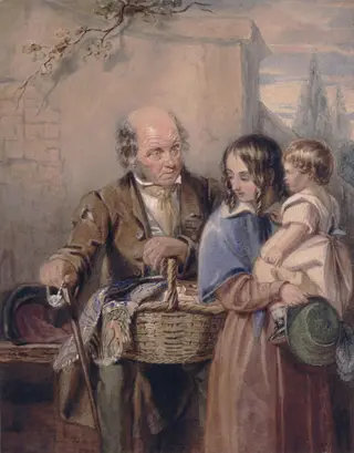 The Pedlar, by Alexander Chisholm, watercolor, 1815