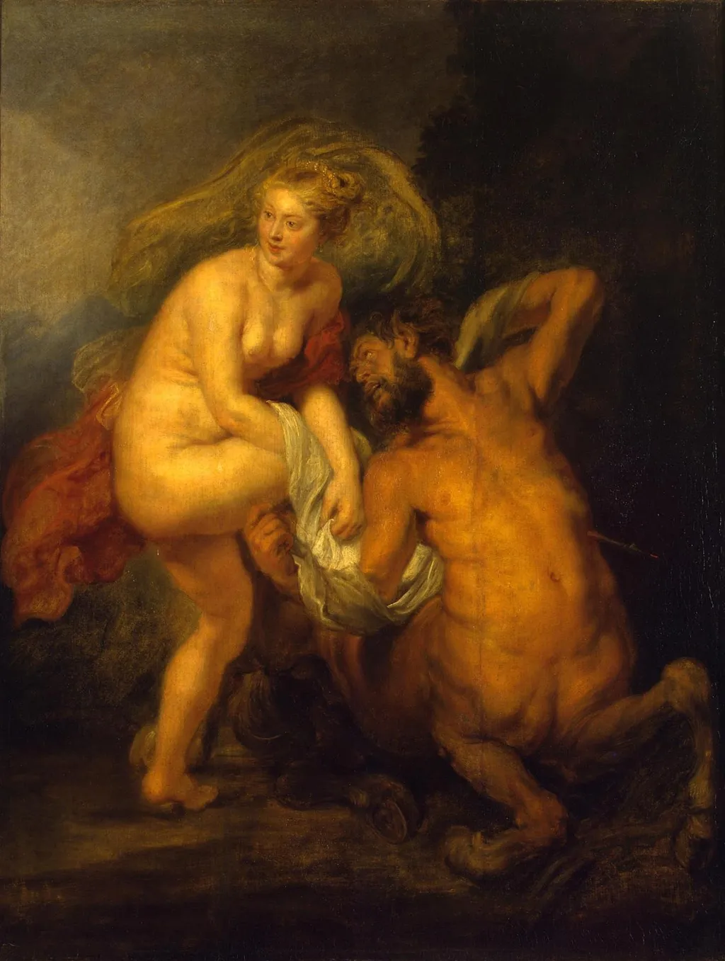 Nessus and Dejanira, by Peter Paul Rubens, oil, 1630