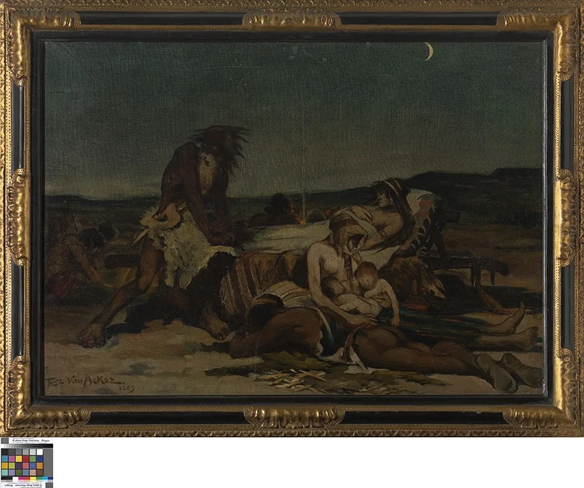 De wroeging van Kaïn, detail