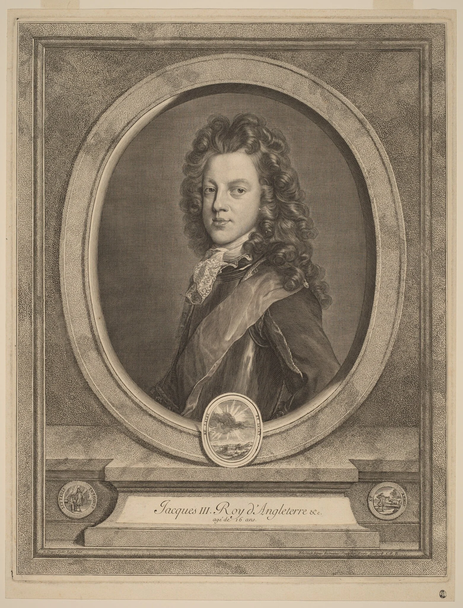 Jacques III, Roy d'Angleterre (James III, Prince of Wales), detail