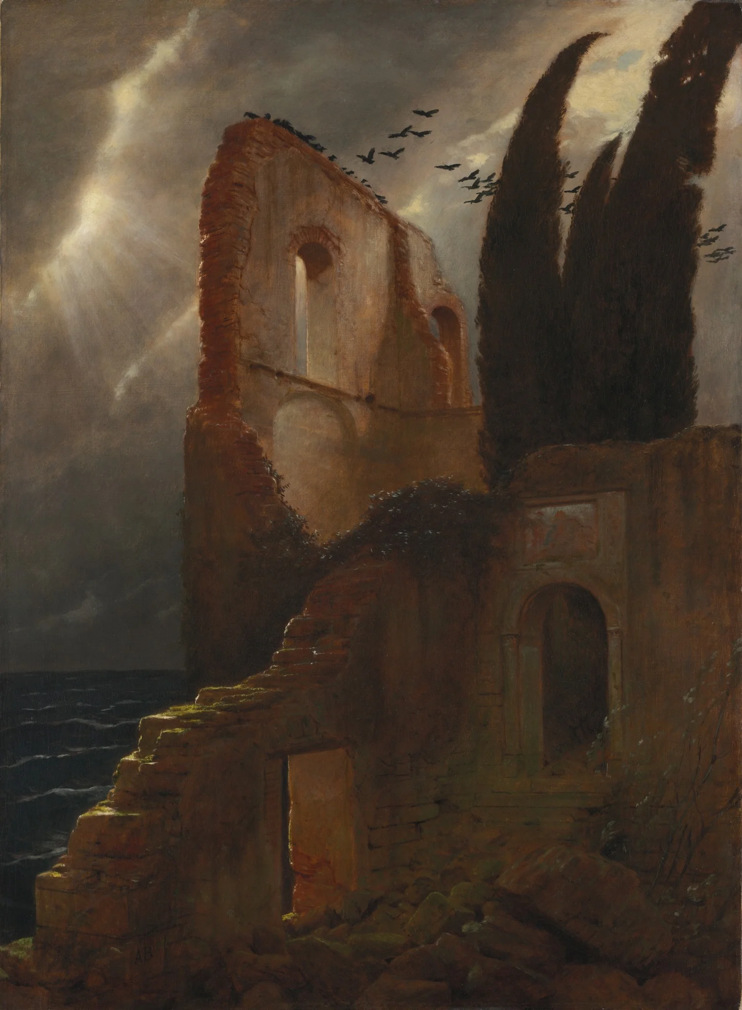 Ruin by the Sea, detail