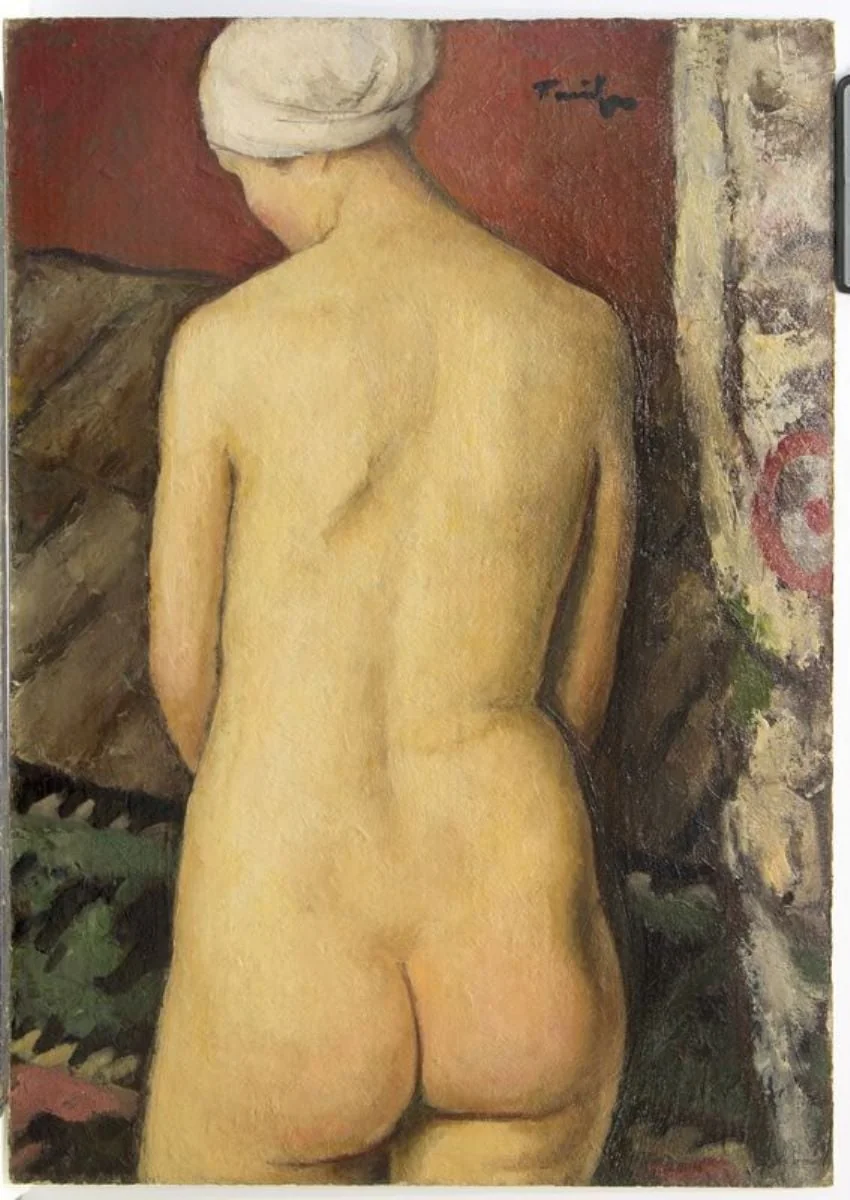 Nud văzut din spate, detail