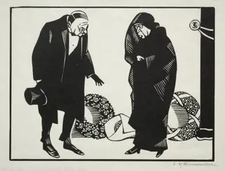 Vous voulez accompagner à pied le corps de votre - Oui c'est une occasion de marche un peu., by Hermann Paul, 1924