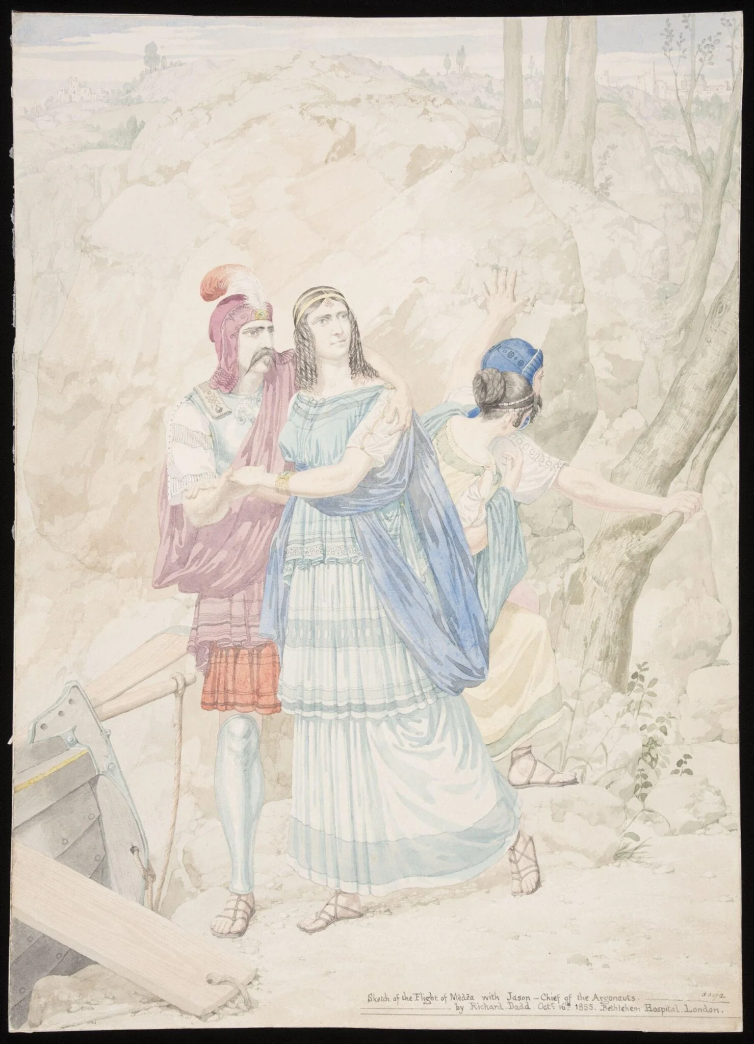 Jason and Medea, detail