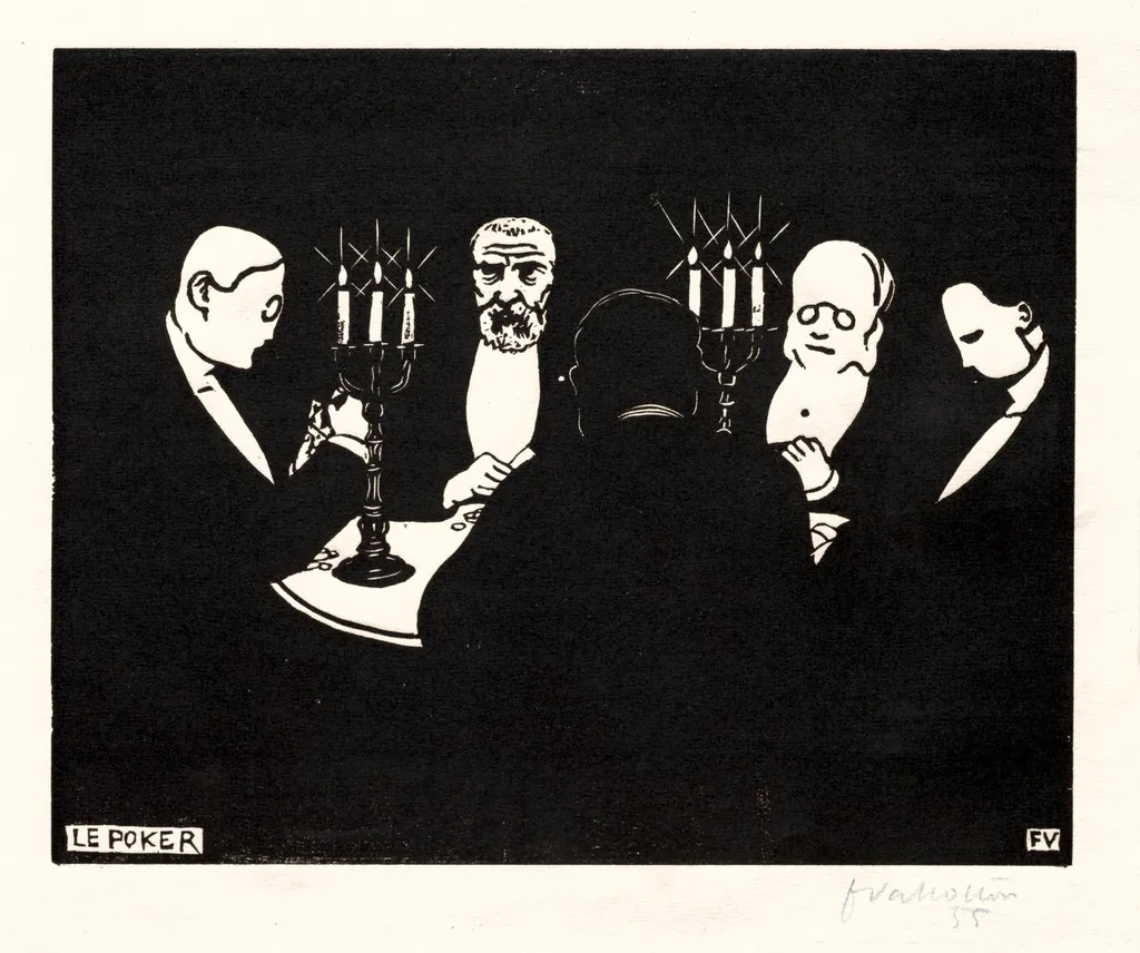 Poker, by Félix Vallotton, 1896