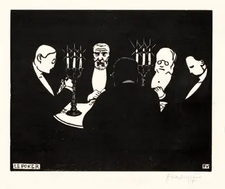 Poker, by Félix Vallotton, 1896