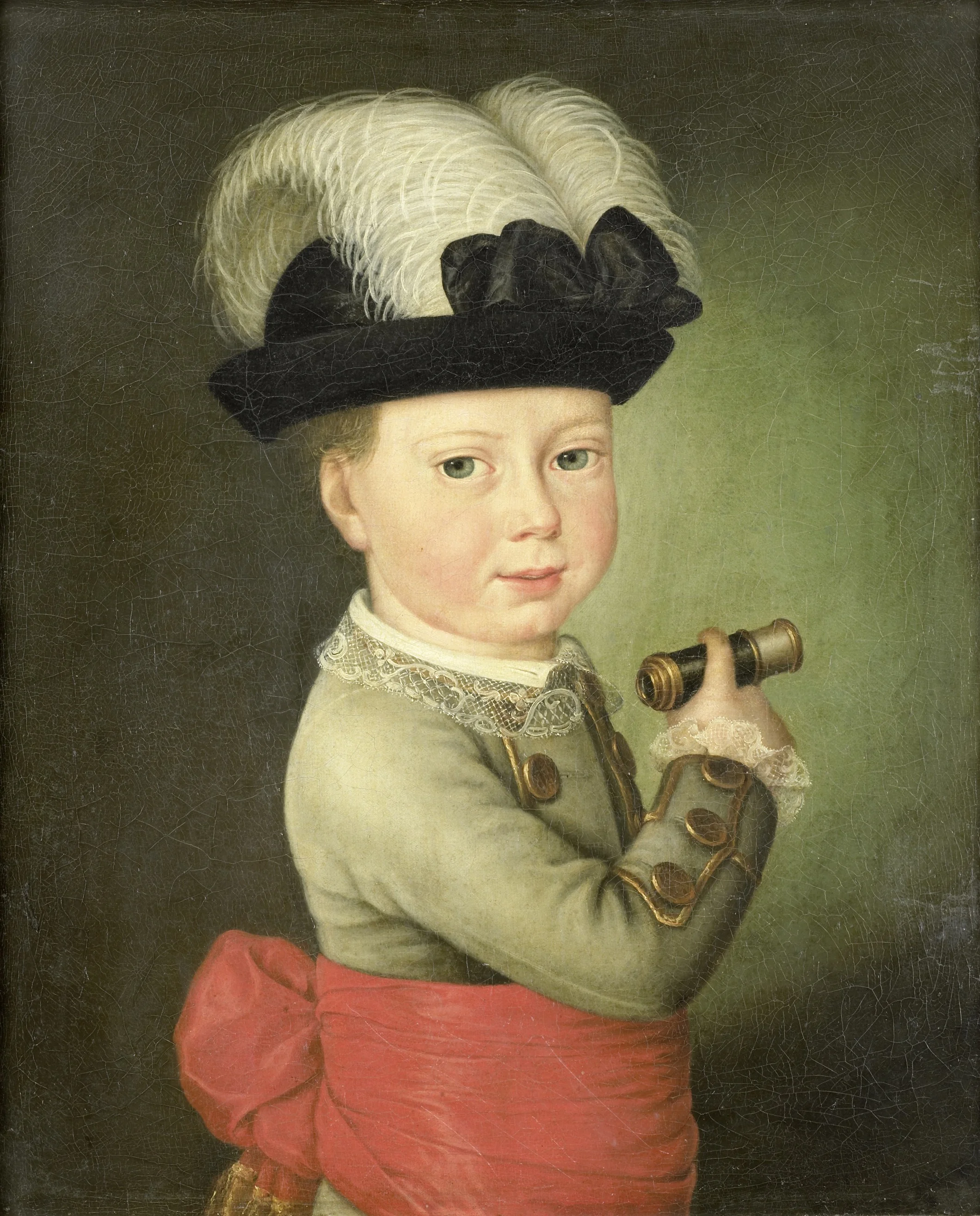 William George Frederick, Prince of Orange-Nassau, as a Child, detail