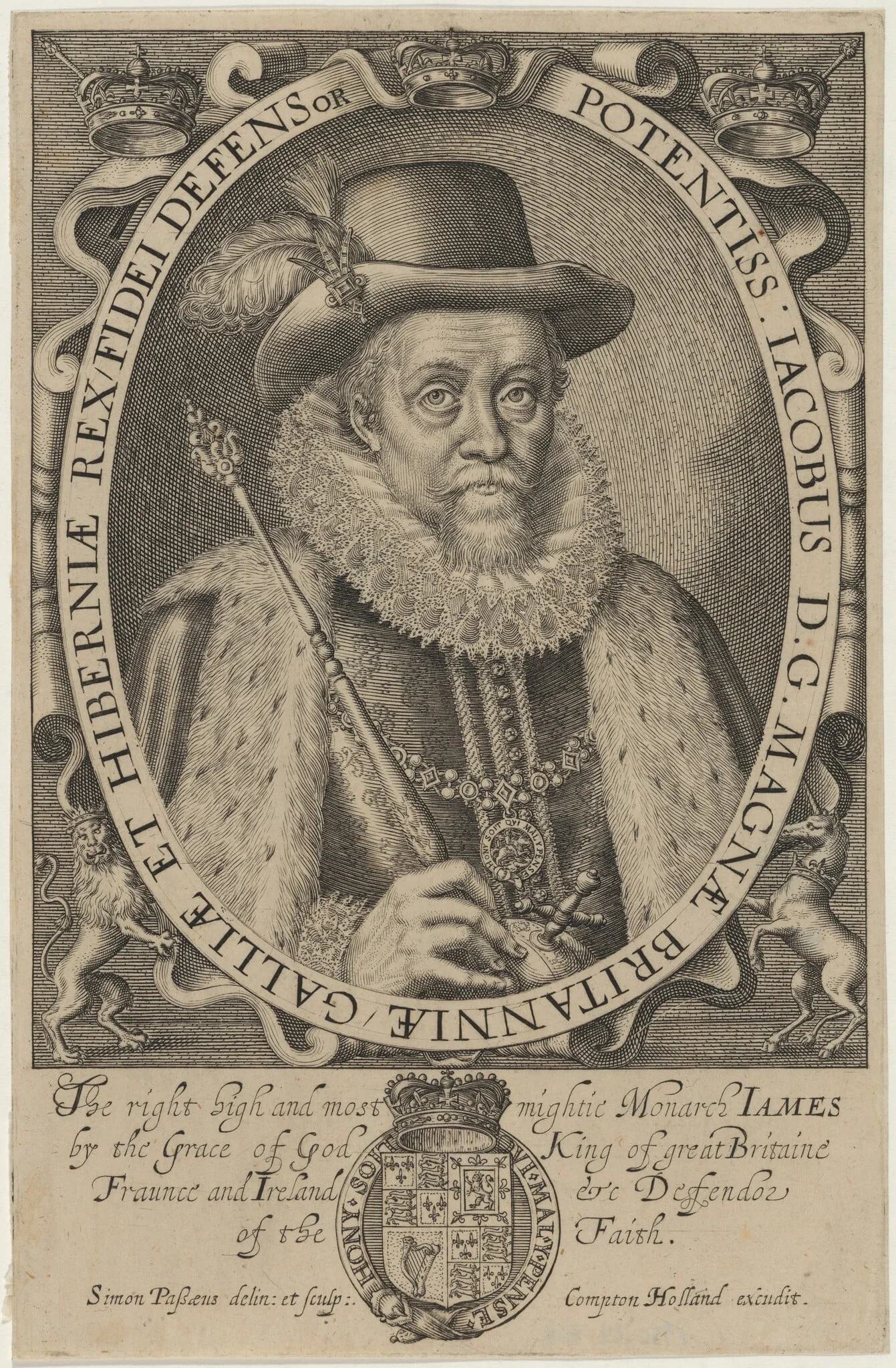 James I of England, detail
