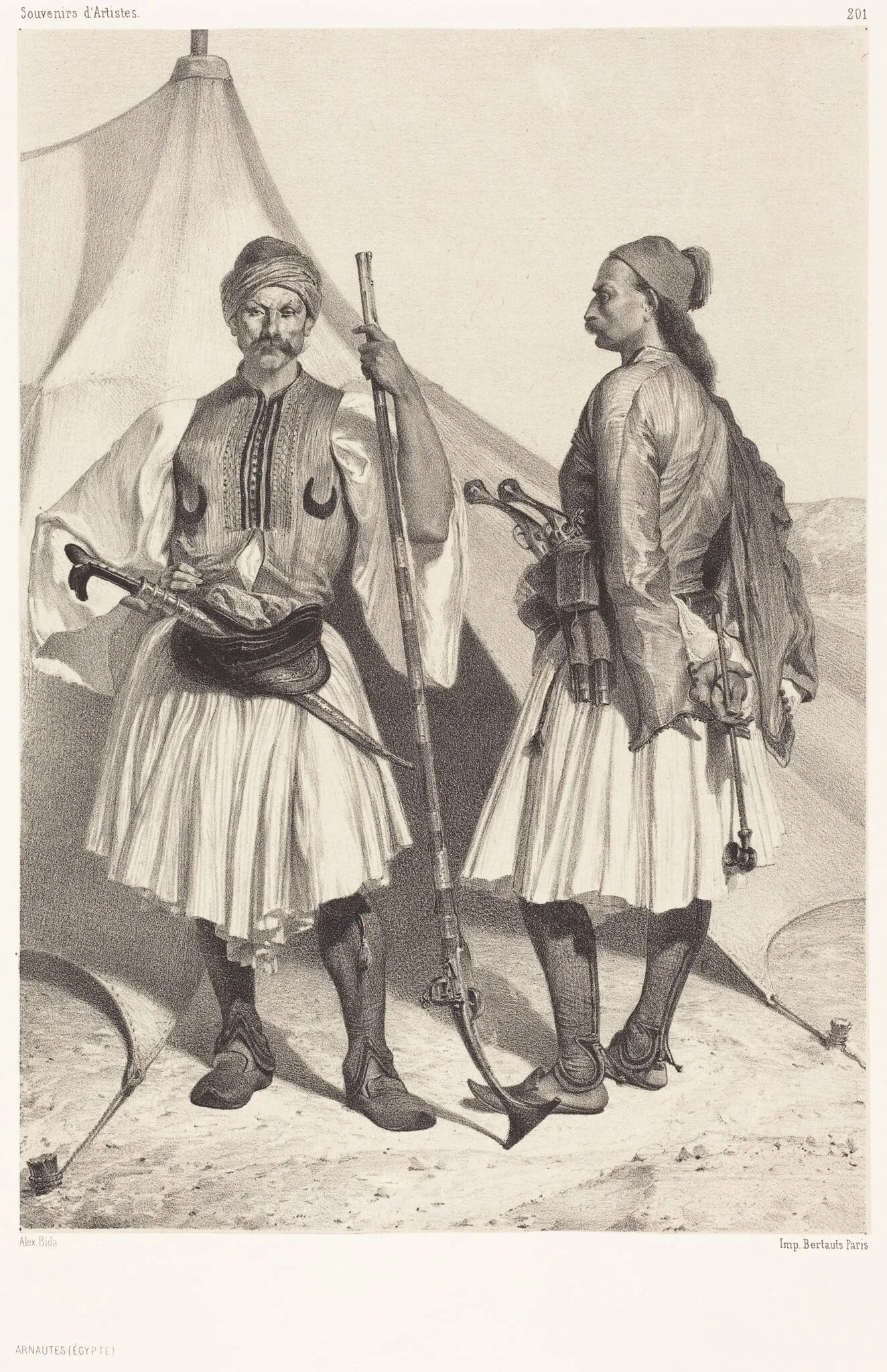 Arnautes, Égypte (Albanians, Egypt), detail