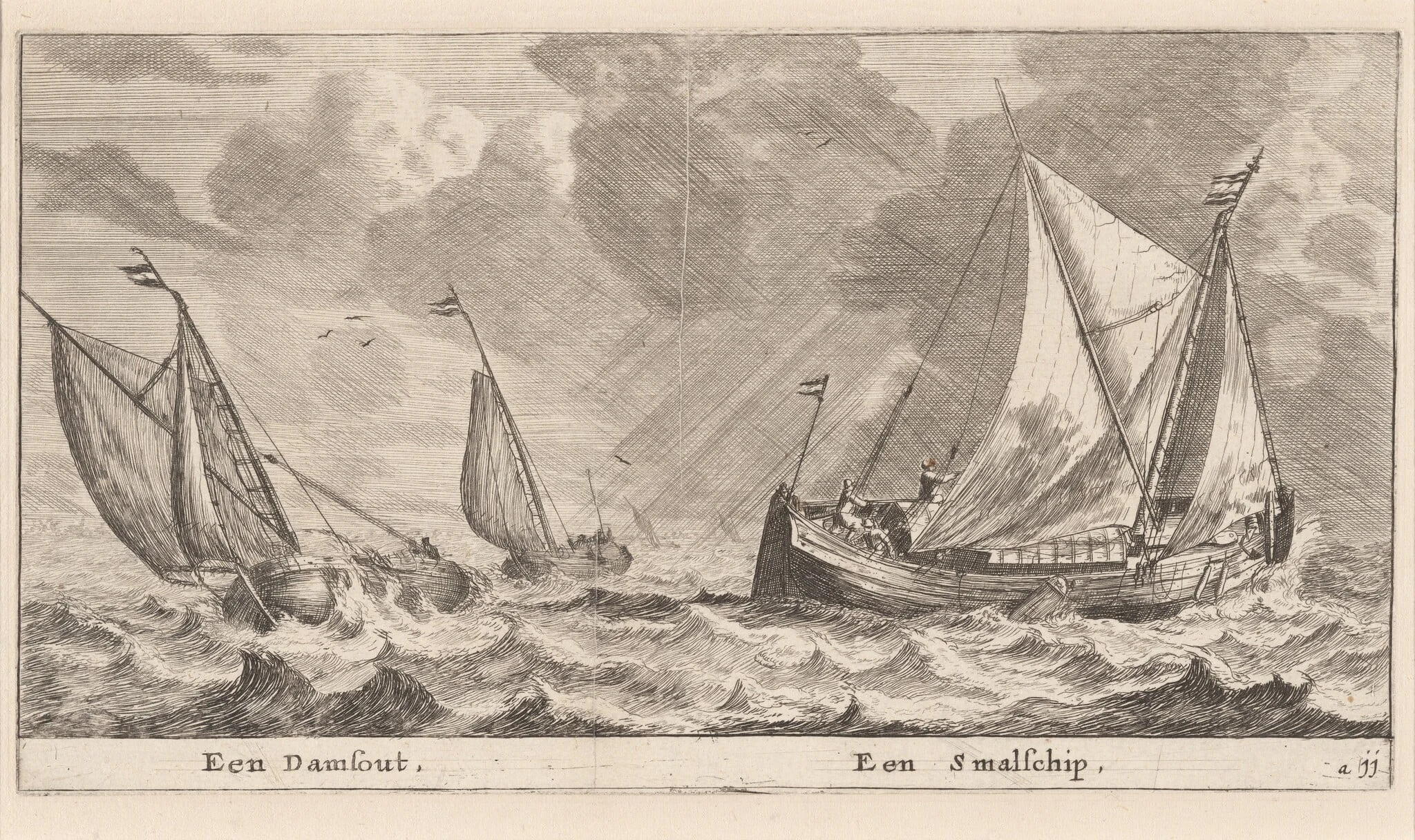A Damschuit and a "Smalschip", detail