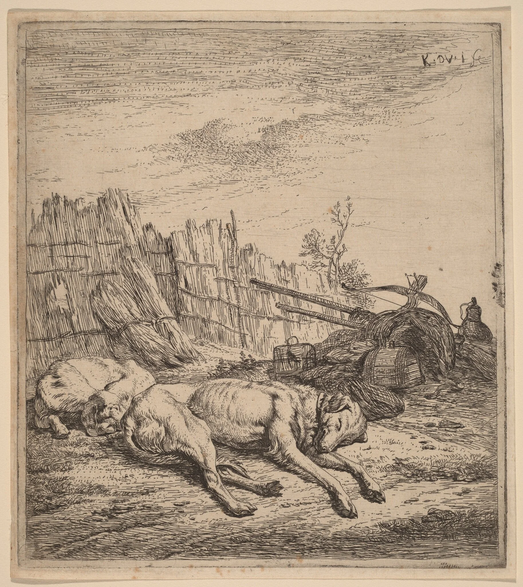 Hunting Dogs, detail