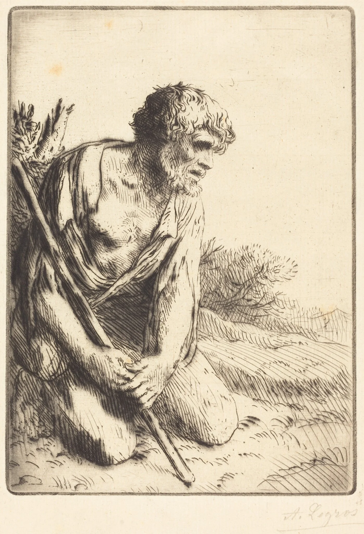 The Prodigal Son, 3rd plate (L'enfant prodigue), detail