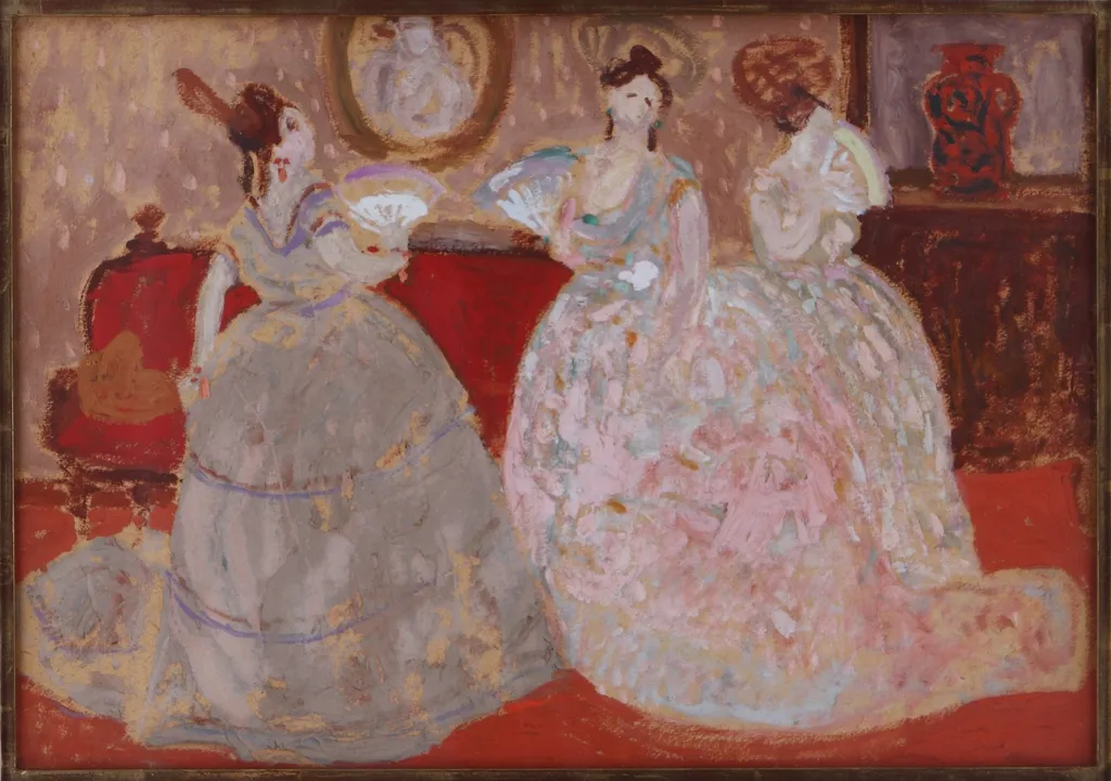 Deliberando, by Pedro Figari, unspecified, 1923