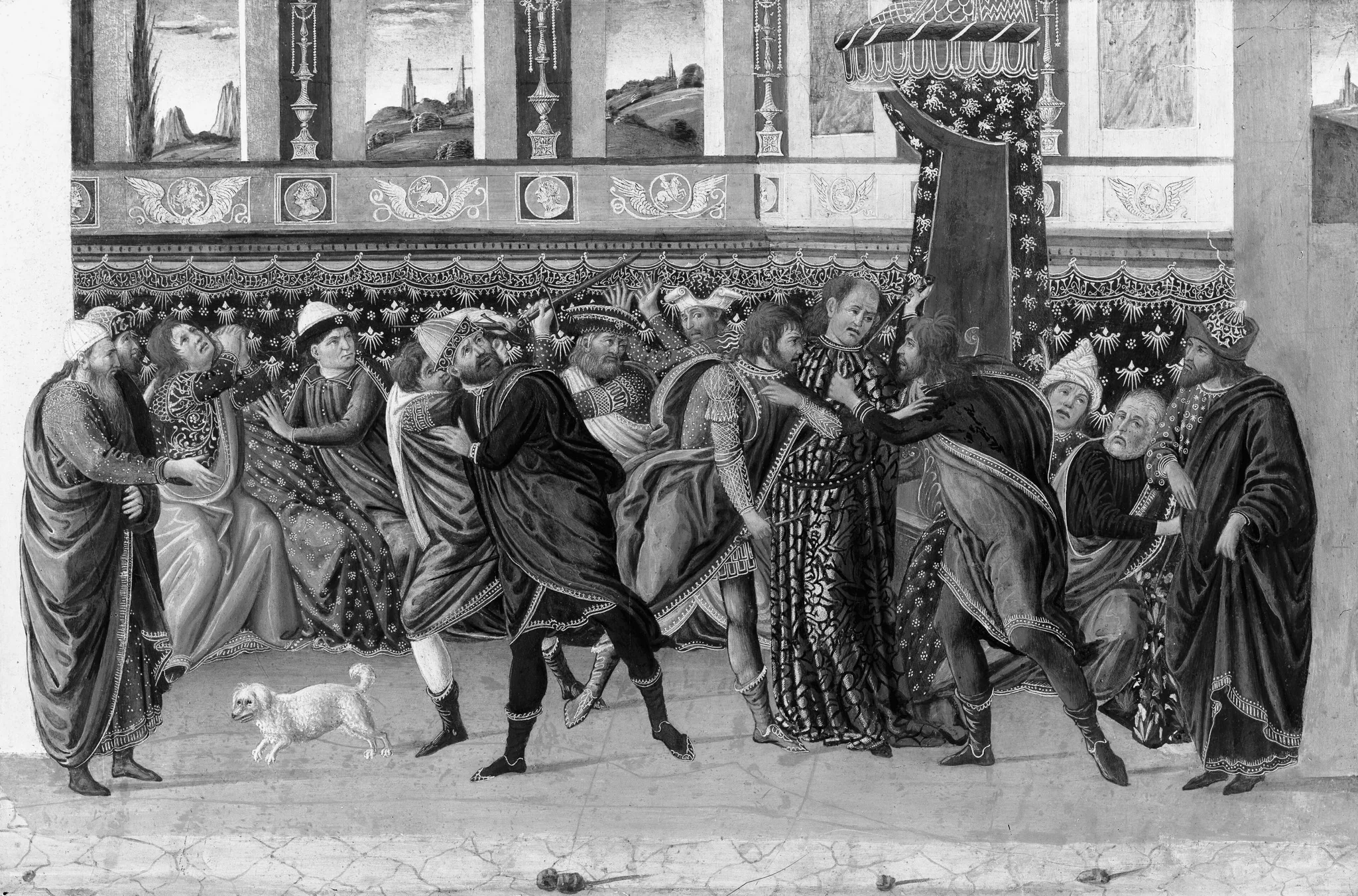 Julius Caesar's assassination, detail