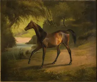 Antonia, by Fritz Thomsen, oil, 1848