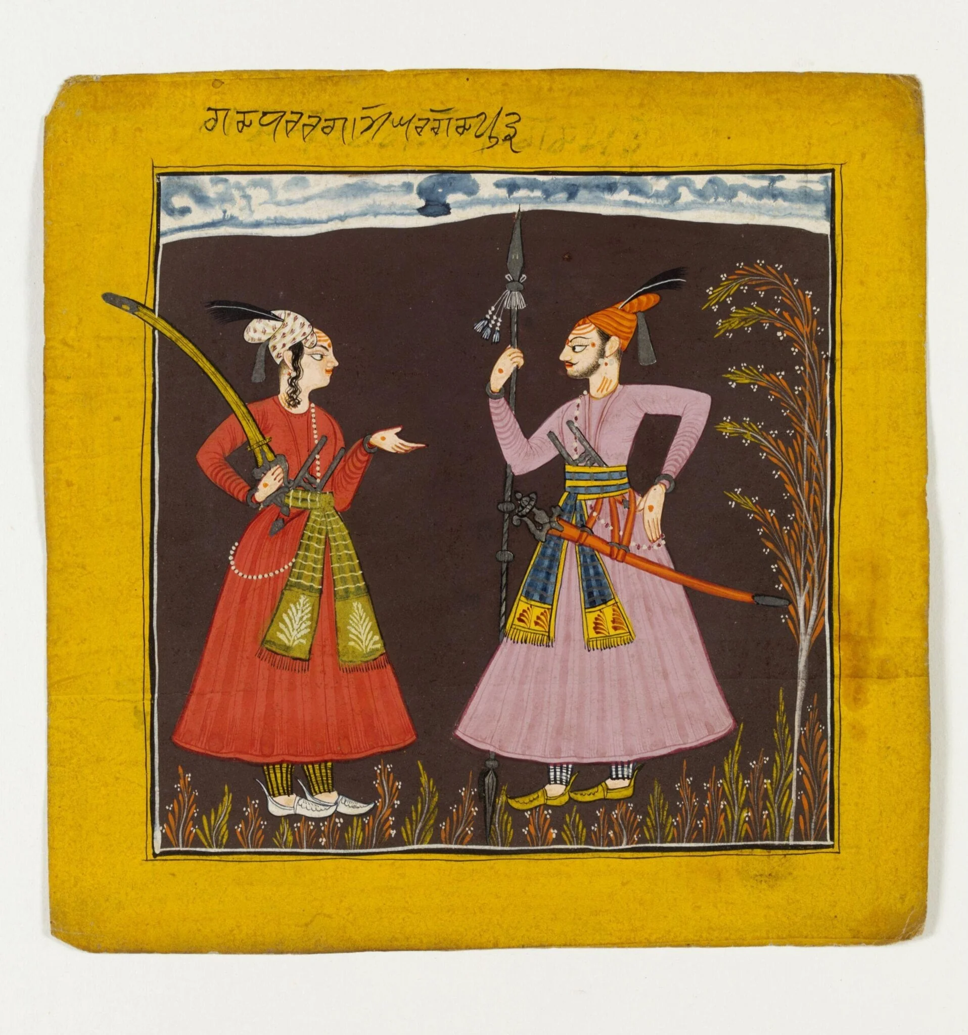 Gadadhara Raga, detail