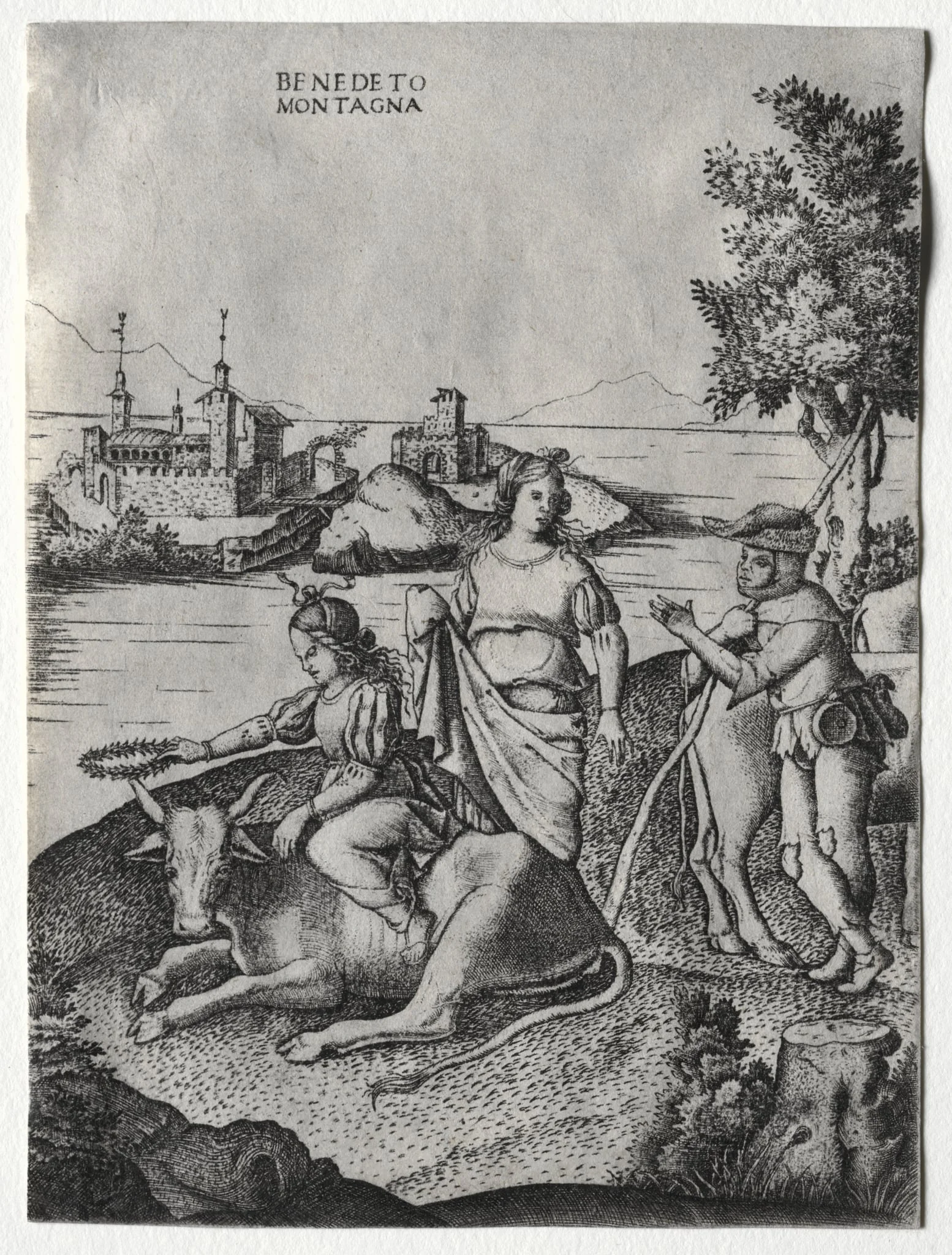 Rape of Europa, detail