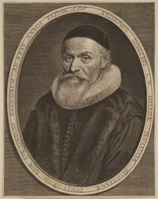 Rudolph Hegger, by Jonas Suyderhoff, ink, 1656