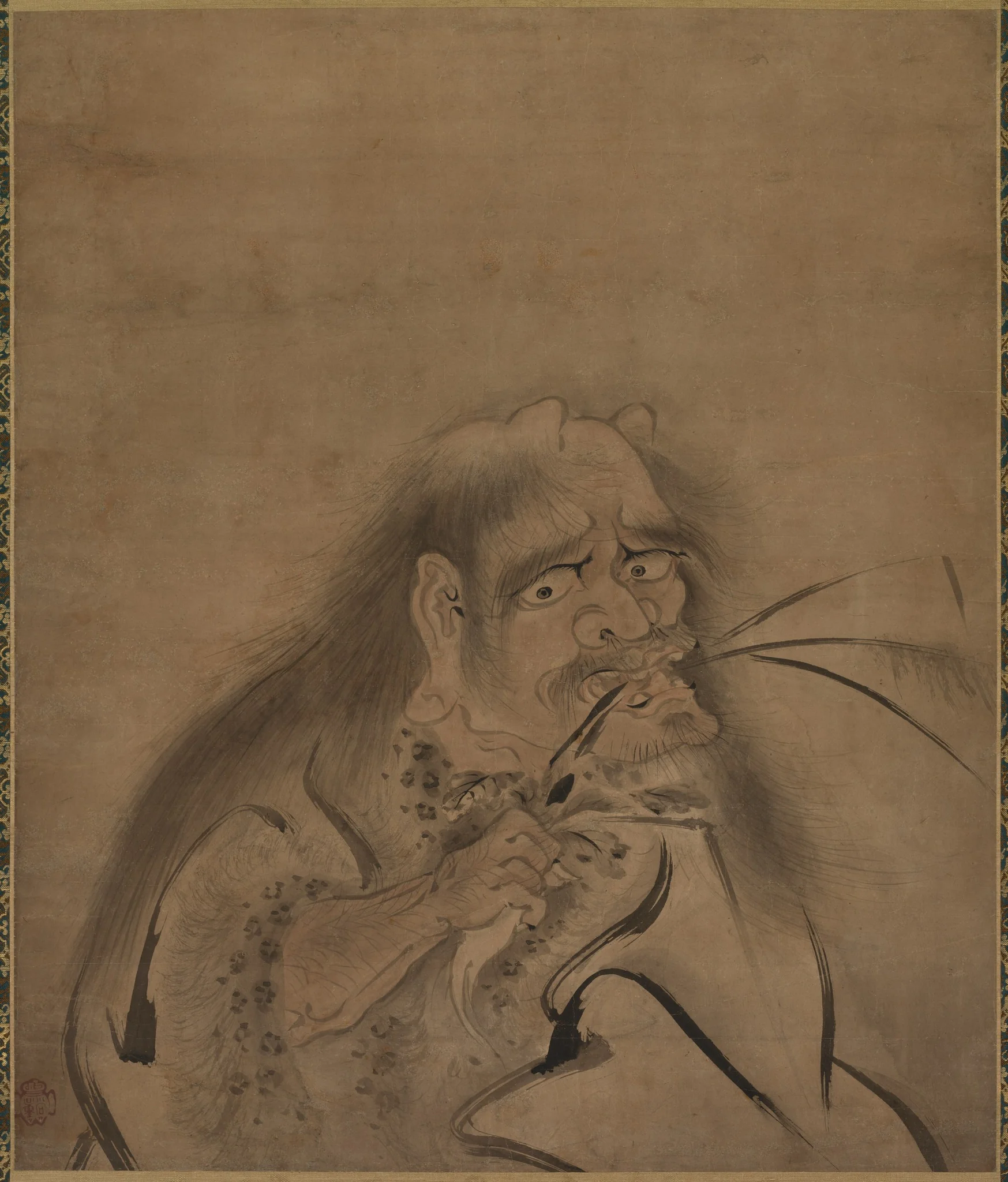 Shennong (Shinnō), detail