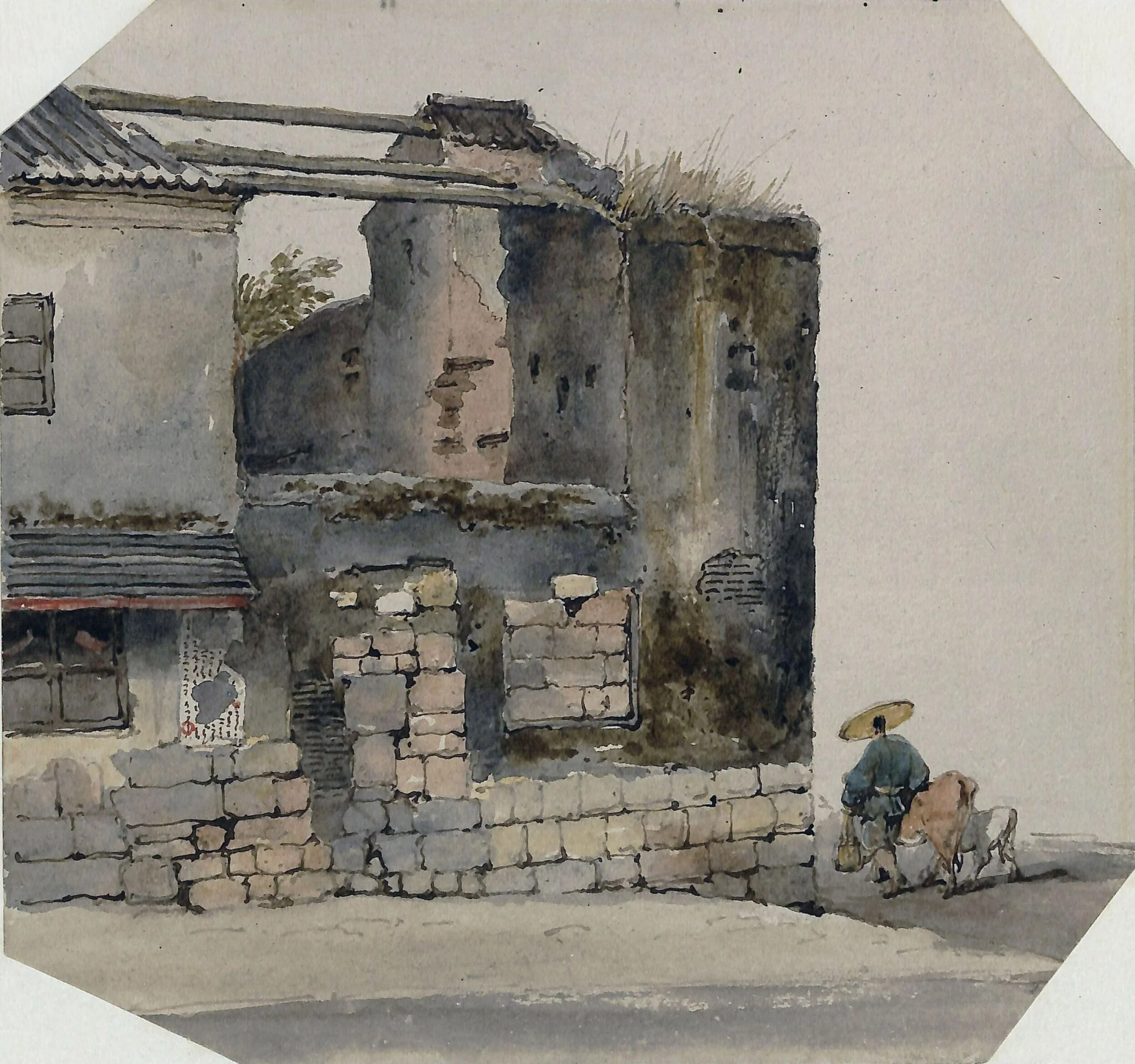 Scene at Macao, detail