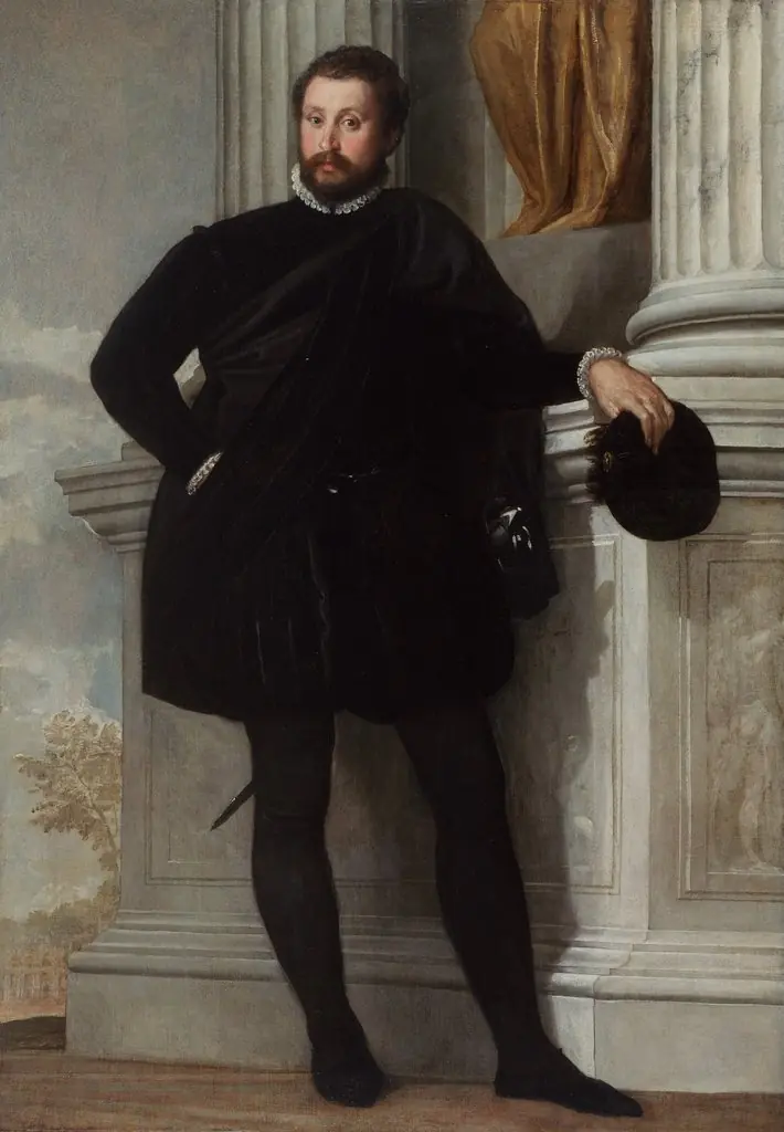 Portrait of a Man, by Paolo Veronese, oil, 1588