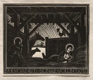 Christmas Gifts:  Dawn, by Eric Gill, 1916
