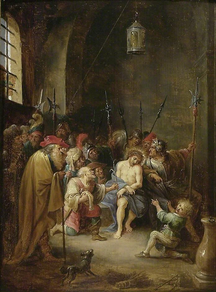 The Mocking of Christ, detail