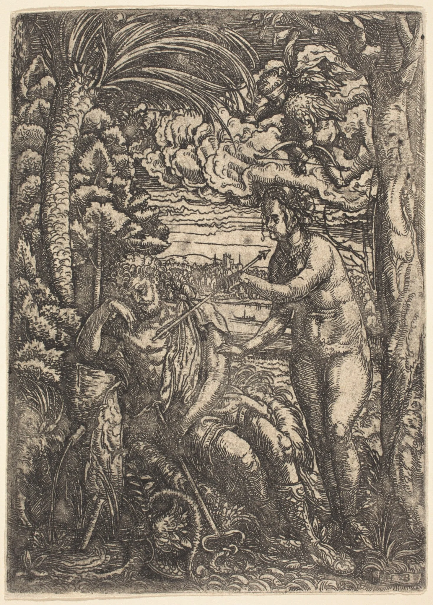 Mercury and Venus, detail