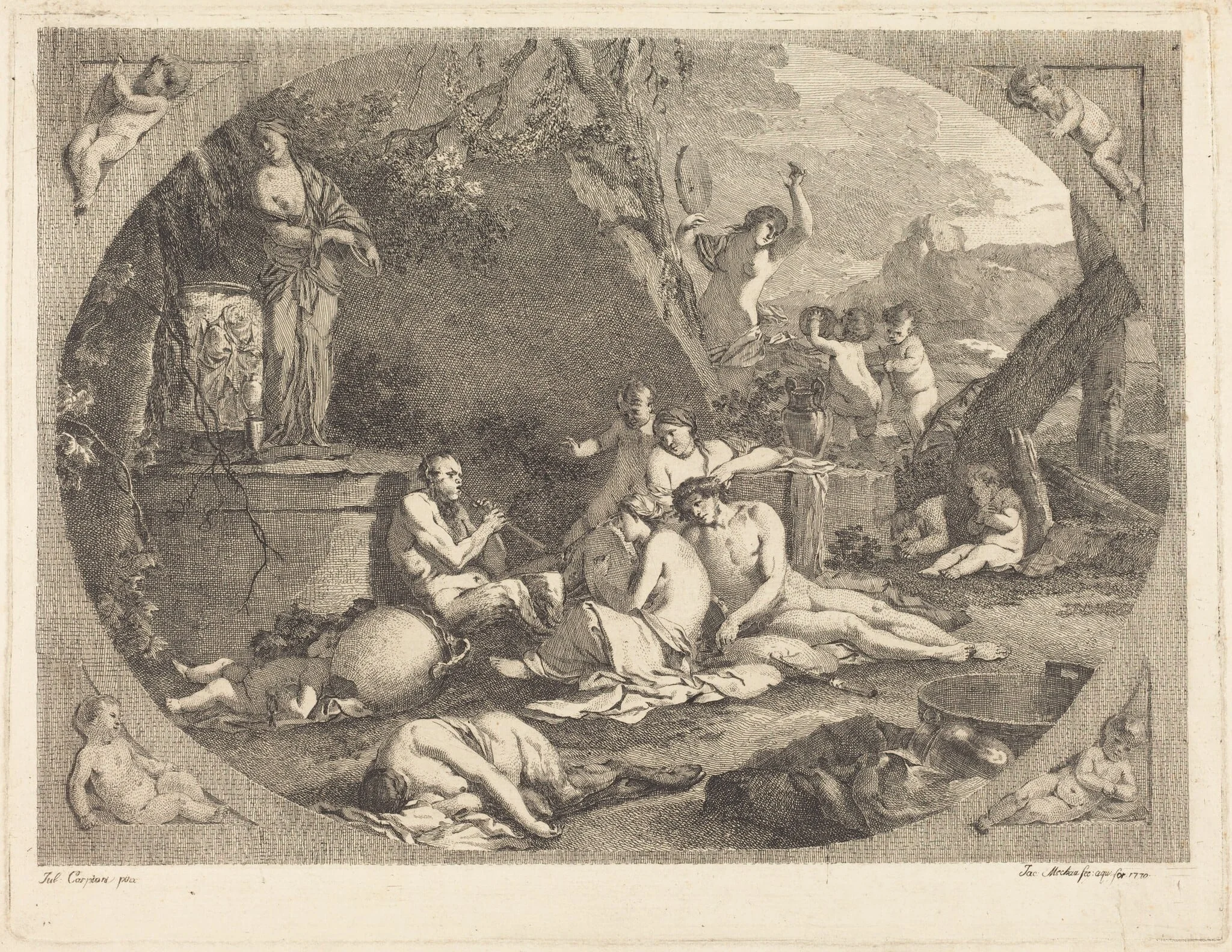 Bacchanal, detail