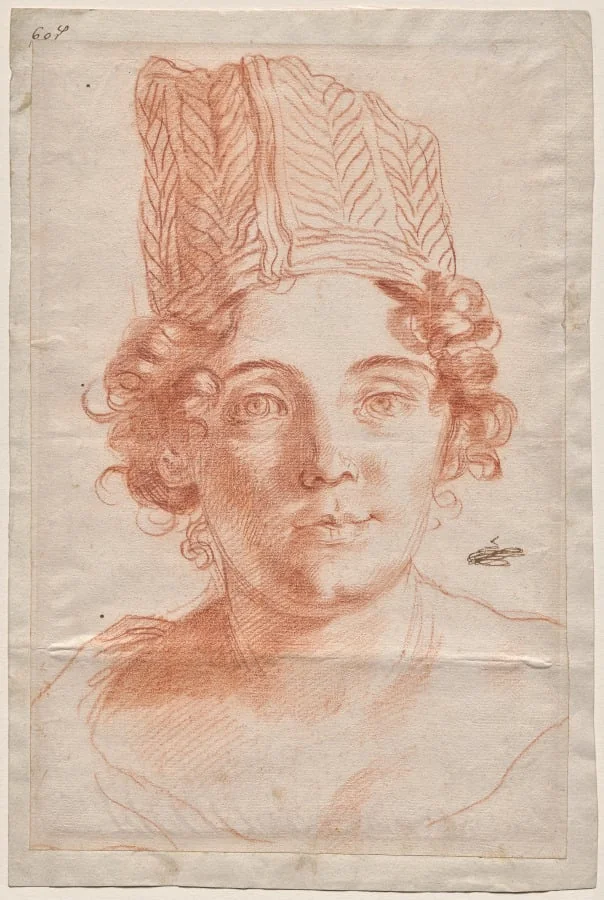 Portrait of Francesca Gommi, Wife of Carlo Maratti, detail